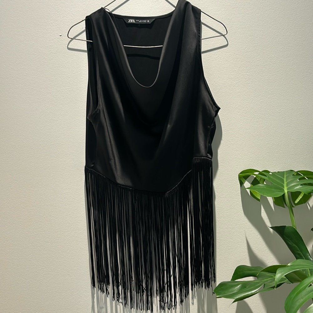 Zara Cowl Neck Top